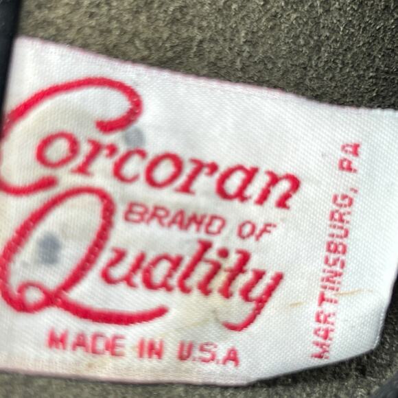 Vintage Corcoran Men's Narrow Cap Toe Black Leather 1500 Jump Boots Size 6.5 C - Picture 11 of 11